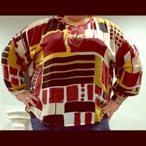 From work to weekend sheer flattering top!